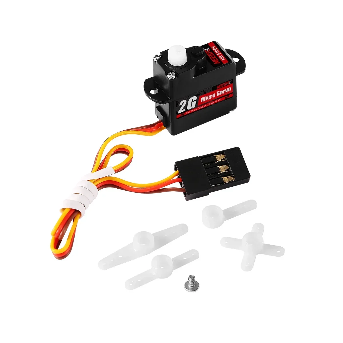 Neebrc 1/5/10Pcs 2G Plastic Tandwiel Coreless Motor Micro Servo Voor Rc Auto Vast-Wing Vliegtuig Helikopter Robot Trx4 Wltoys K969 K989