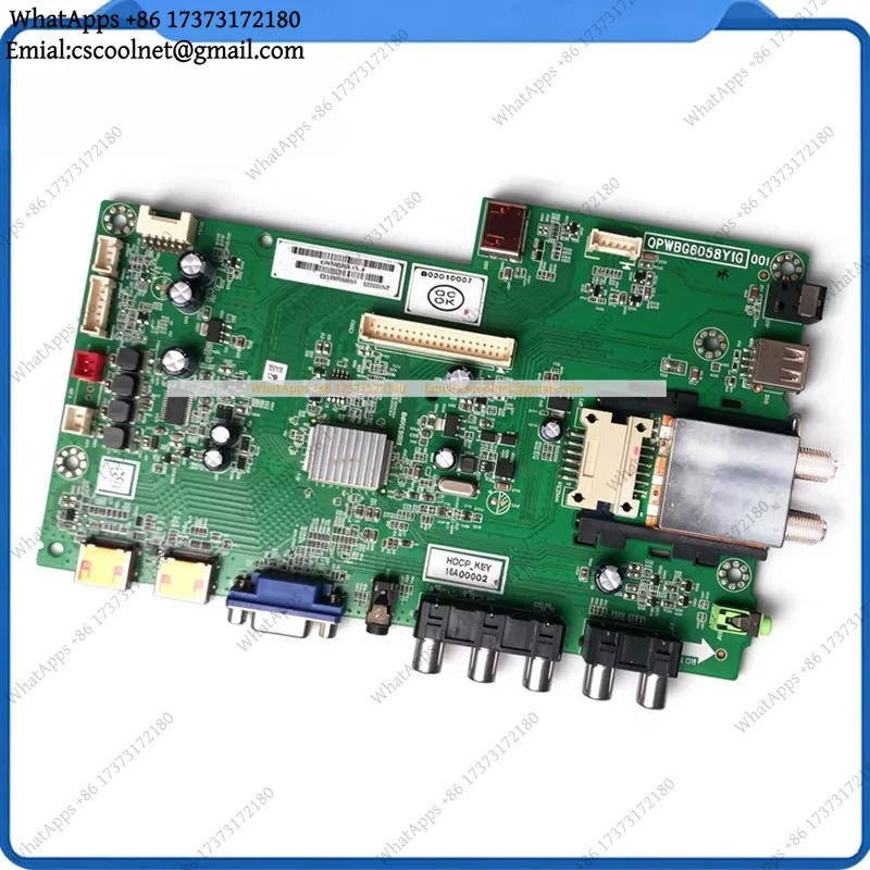 JS02 QPWBG6058Y1G Driver Main Board LCD LED TV Controller Board Smart TV Motherboard Replacement Part Tested Working