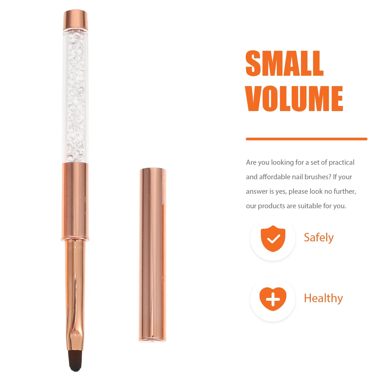 

1pc Multifunction Nail Art Pen Sturdy Long Handle For Diy Manicure Uv Gel Painting Pattern Drawing Tool Nail Brush