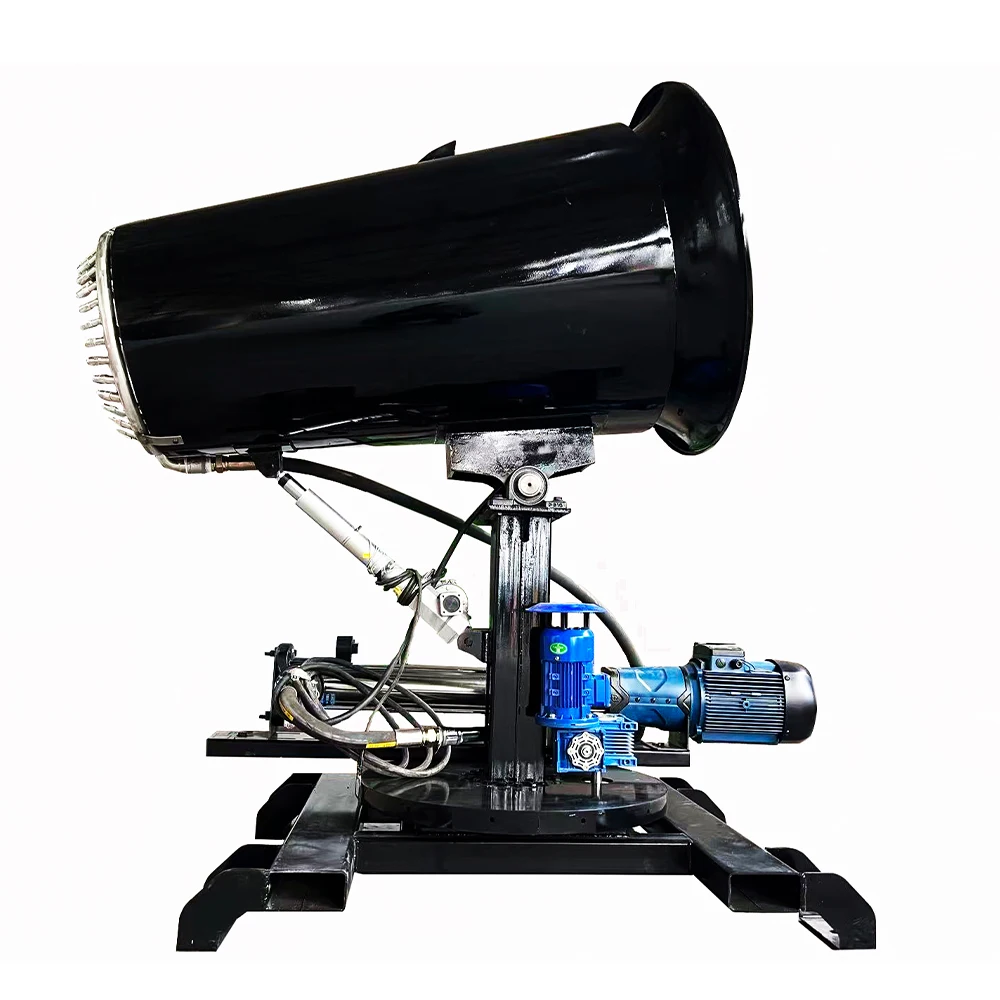 Remote Control 60m Quarry Fog Cannon Machine 60m Dust Suppression Cannons for Agriculture Sprayer Pump Mist Fan Dust Cannons