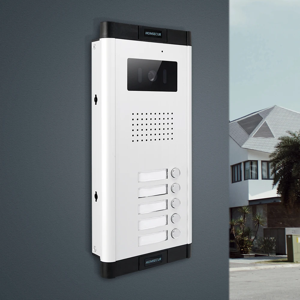 (Not Standalone) HOMSECUR  520C-5 Outdoor Camera For HOMSECUR XSL 5-Apartment Video&Audio Smart Doorbell