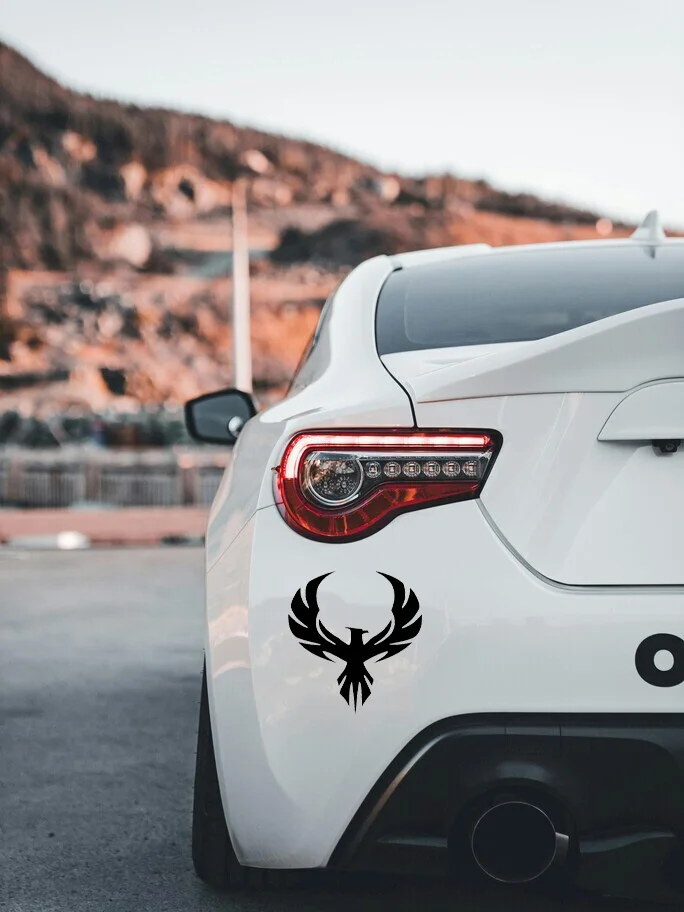Phoenix  Vinyl Car Sticker Waterproof Decal for Auto Window Bumper Motorcycle Helmet Laptop DIY Exterior Decor Multiple Colors