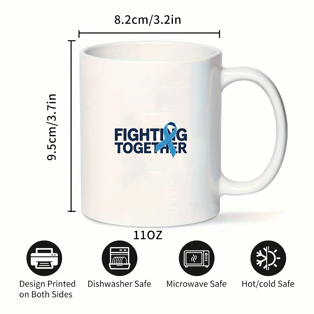 Чашка на 11 унций — United in Stripes — кружка Team Spirit для детей, рождественская чашка для горячих напитков, подарок для семьи и офиса