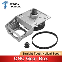 Nema23 34 Motor Cnc Gear Box Reducer 1:5 Spur Tooth 1.5m 1.25m Module Helical Straight Teeth 550-5m Belt 14mm 12.7mm Pulley