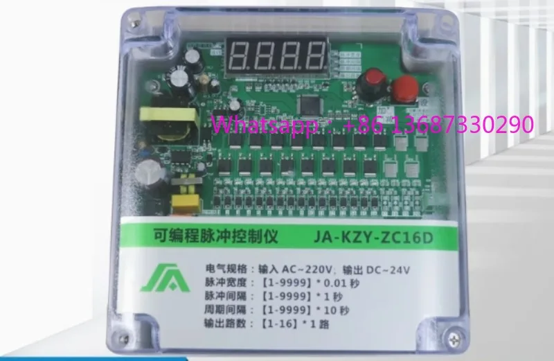 E-l-ectromagnetic pulse valve bag filter electric control cabinet P-r-ogrammable pulse controller 1-64 channels
