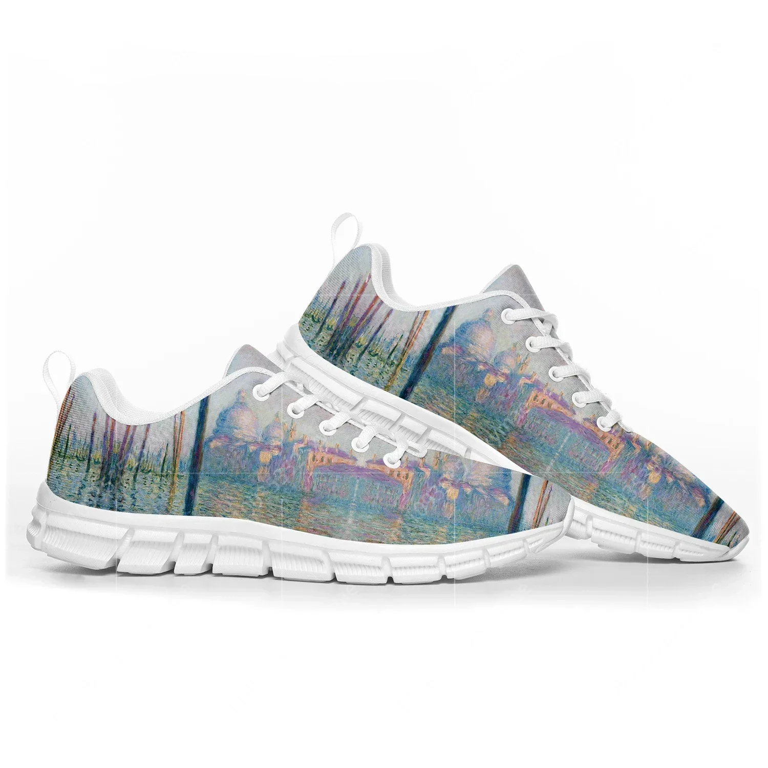 

Claude Monet Le Grand Canal Sports Shoes Mens Womens Customized Sneakers Casual High Quality Couple White