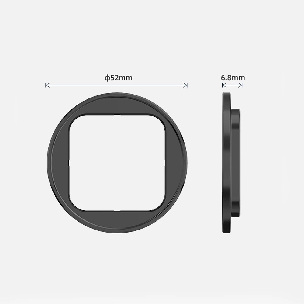 Filter Holder for Insta360 Ace Pro 2 Bracket Metal Protective Frame Compatible with 49mm Filters Accessories