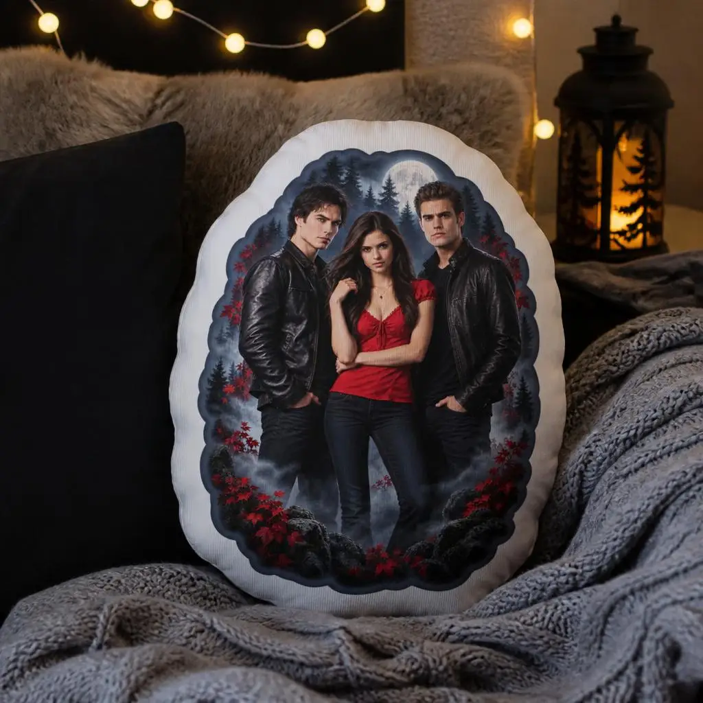 The Vampire Diaries (1) Shaped Pillow Cushion Irregular Stuffed Throw Pillow for Sofa Home Decoration Gift