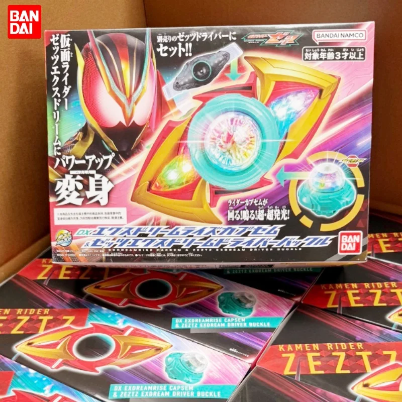 

New Bandai Kamen Rider Zeztz Dx Exdreamrise Capsem & Zeztz Exdream Driver Buckle Anime Action Figures Cosplay Model Collect Toy