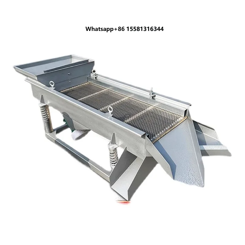 Multi-layer Automatic Linear Vibrating Screen Beans Corn Seeds Powder Separator Machine Farm Equipment