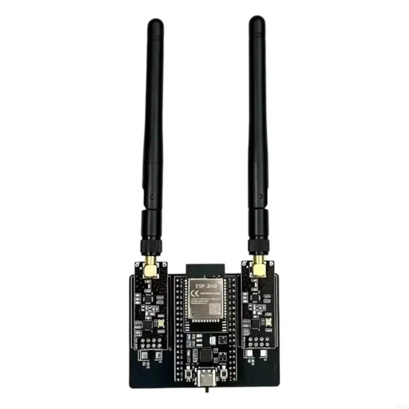 DevKitC Development Board for Wireless Project Building with USB Programming Port, Expansion Header Layout, Display Add On F19E