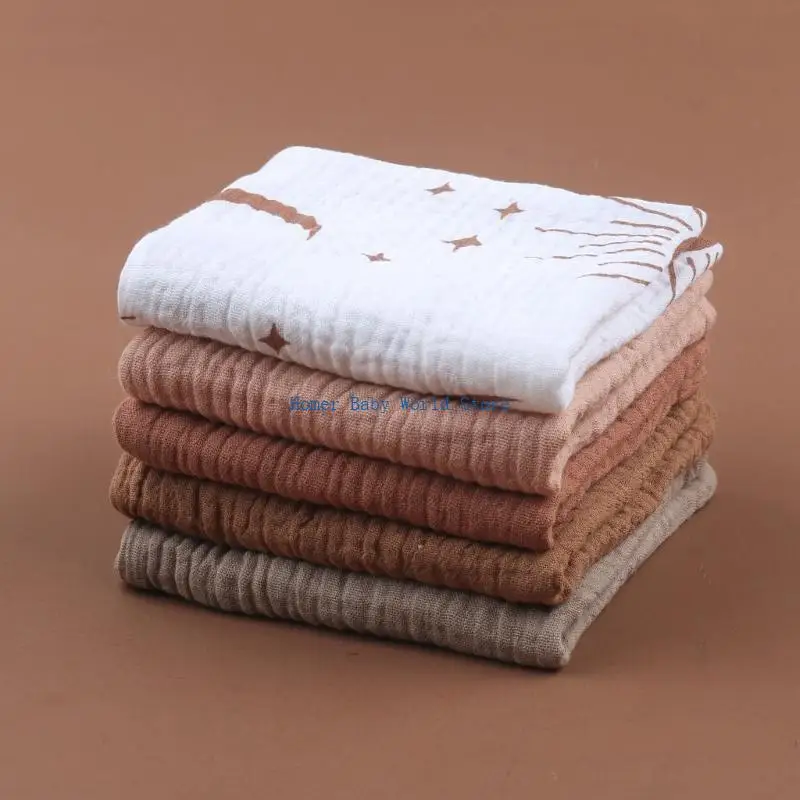 

B2QD 5pcs Baby Facloth Детское полотенце Пот впитывание