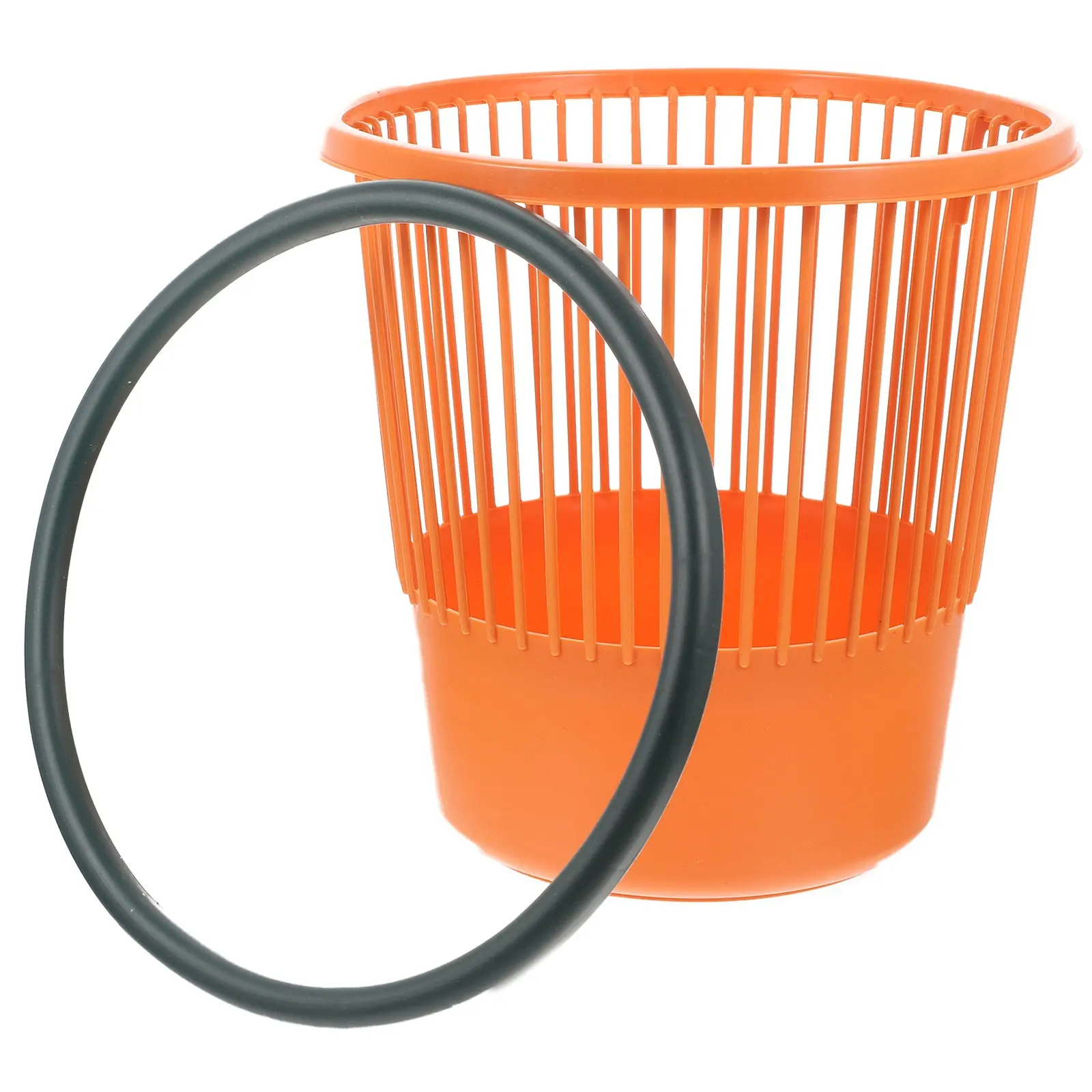 

Trash Can Open Top Lightweight PP Wastebasket Strong Base Office Kitchen Home Storage Bucket Basketball Trash Can