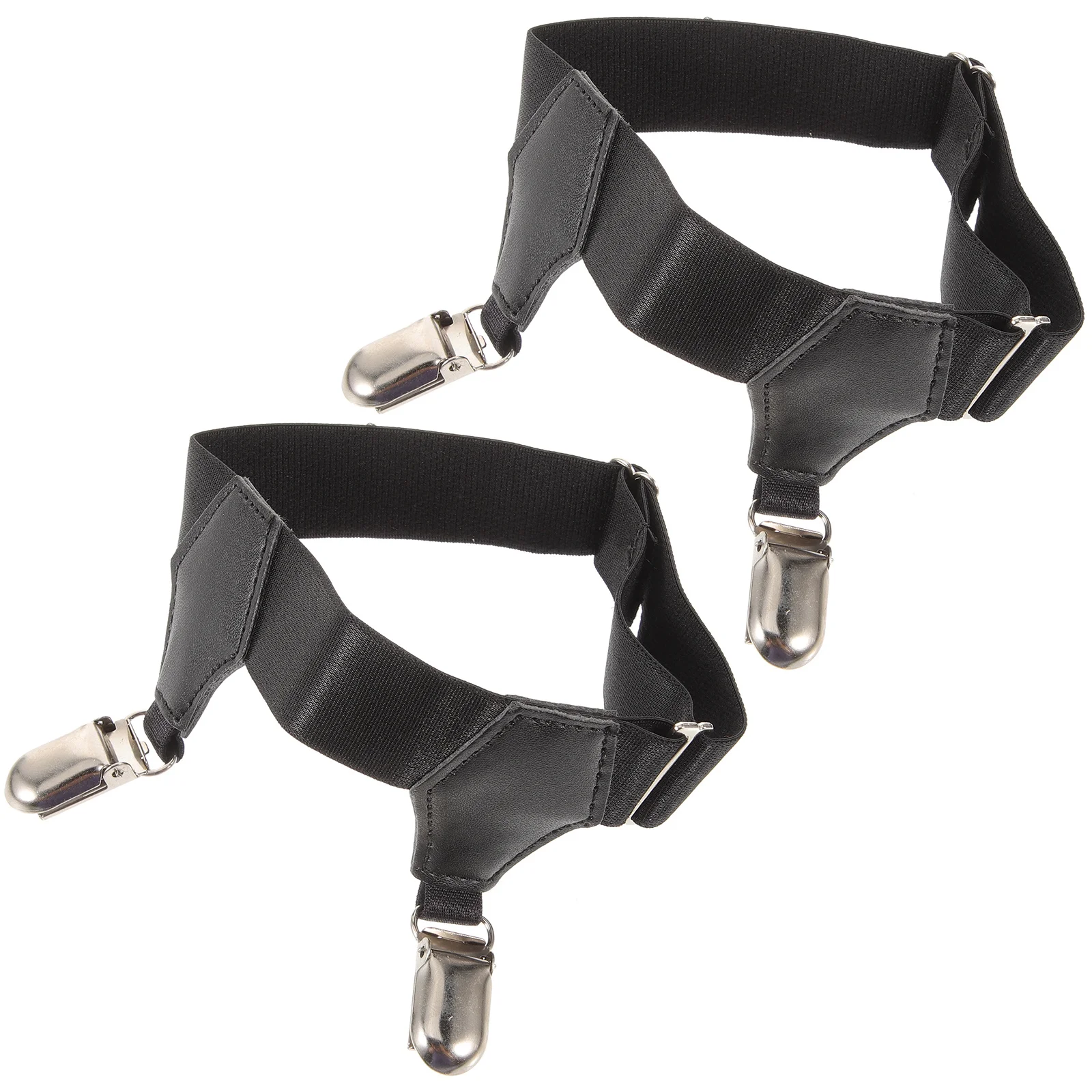 2 قطعة جورب عدم الانزلاق البقاء قابل للتعديل الرباط حزام الرجال جورب المشبك لينة مريحة متعددة الأغراض هدية حزام ثابت