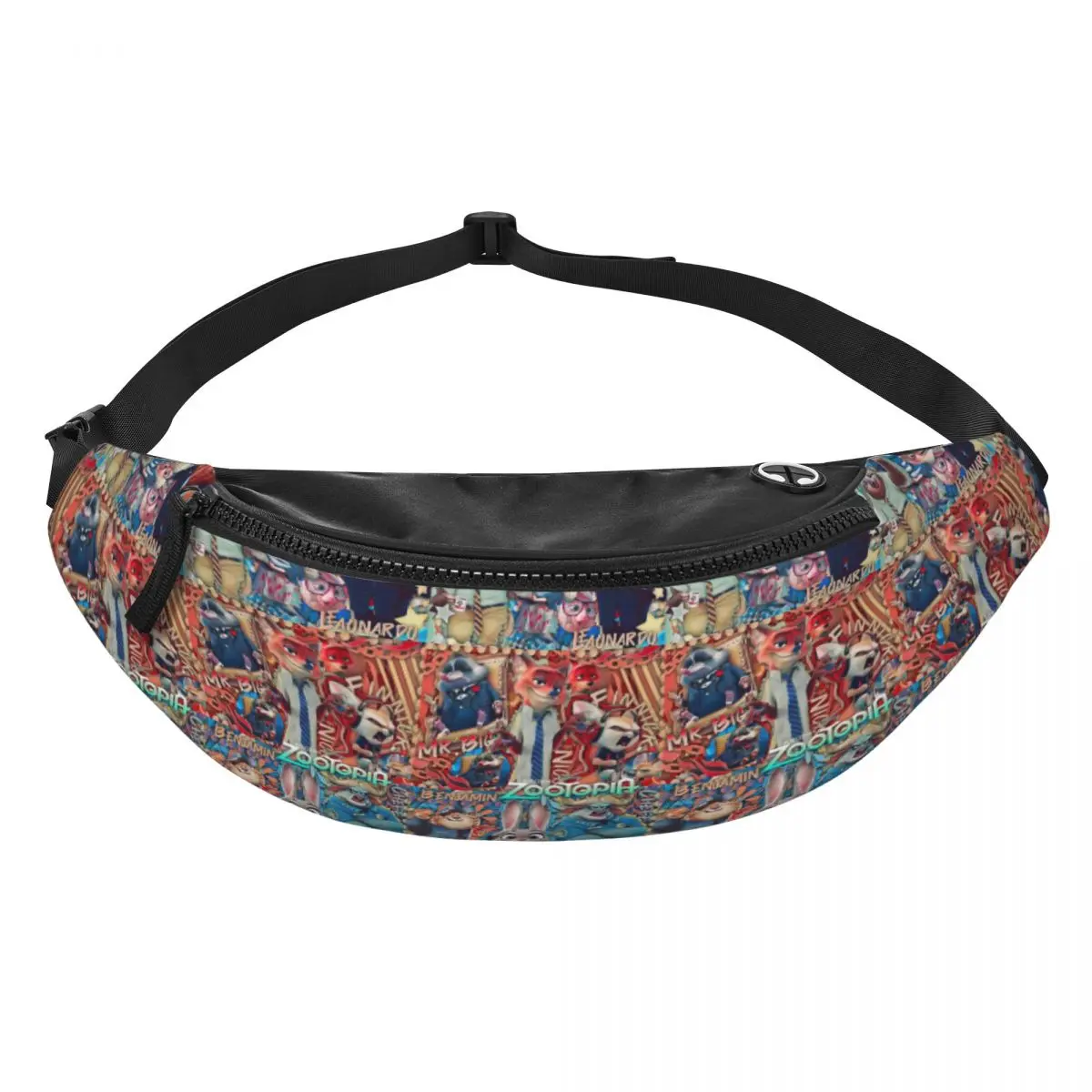 

Custom Z-Zootopia Wallpaper Fanny Pack for Men Women Fashion Cute Cartoon Crossbody Waist Bag Travel Hiking Phone Money Pouch
