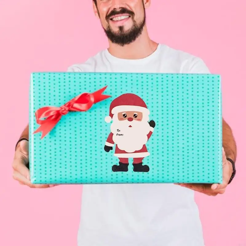 10 Chiếc Cá Nhân Dính Giáng Sinh Nhãn Gói Chuyển Nhãn Giáng Sinh Tên Miếng Dán Kính Cường Lực Cho Túi Kẹo Hiện Ốp Lưng