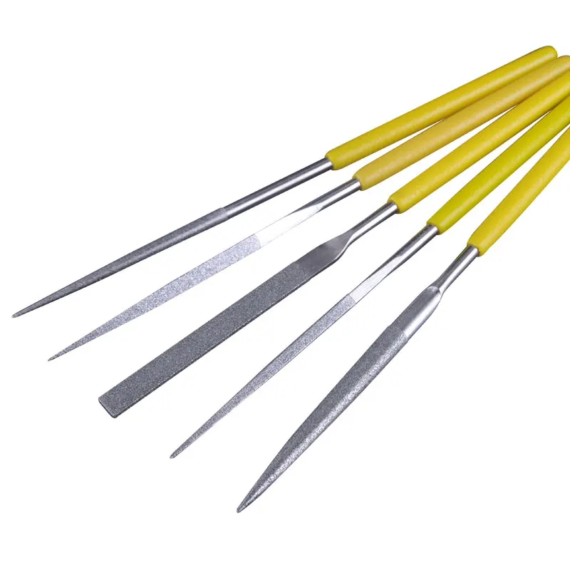 TAIWAN Besdia  Diamond Needle Files 3*140MM Round Half-Round Flat Square Triangle Corundum Alloy File