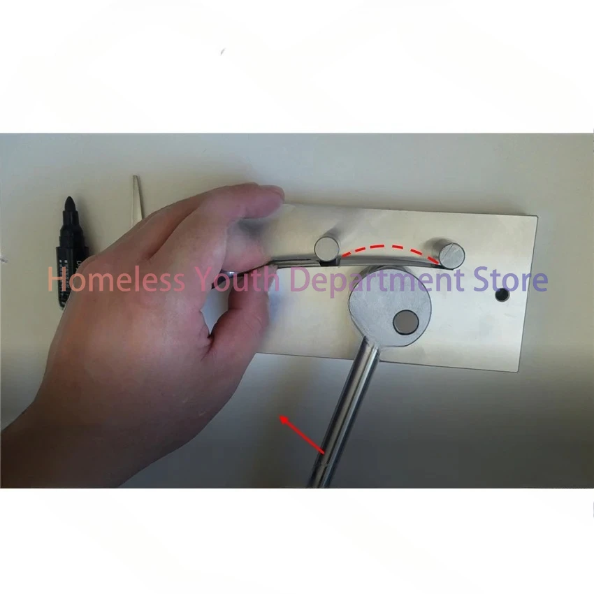 DIY Scissors Arc Corrector Scissors Twisting Machine Manual Barber Scissors Repair Tool Arc Adjuster Round Radian Corrector