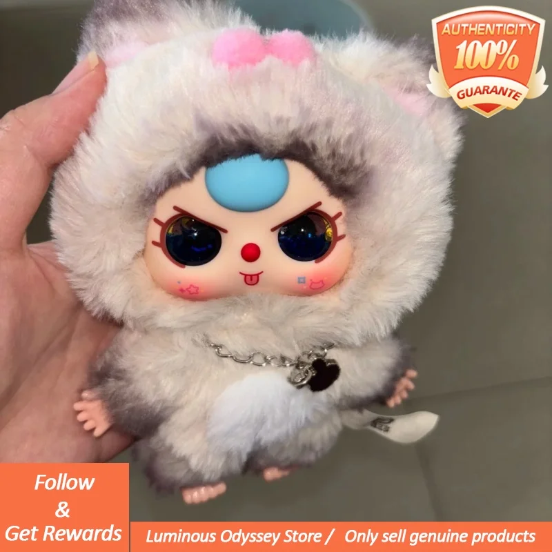 

Натуральная детская серия «Три кошки и собаки», плюшевая слепая коробка, украшение, подарки, кавайная забавная плюшевая кукла, сумка, подвеска, игрушка, загадочная коробка