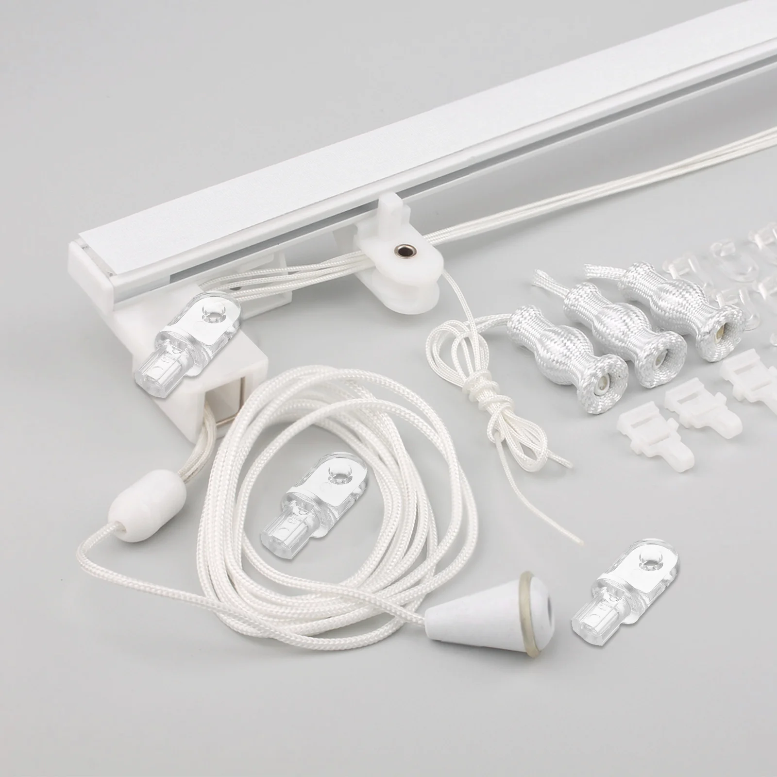 20 قطعة من أطراف العصا العمياء البلاستيكية الشفافة ملحقات بديلة لستائر النافذة الخارجية العمودية الأفقية