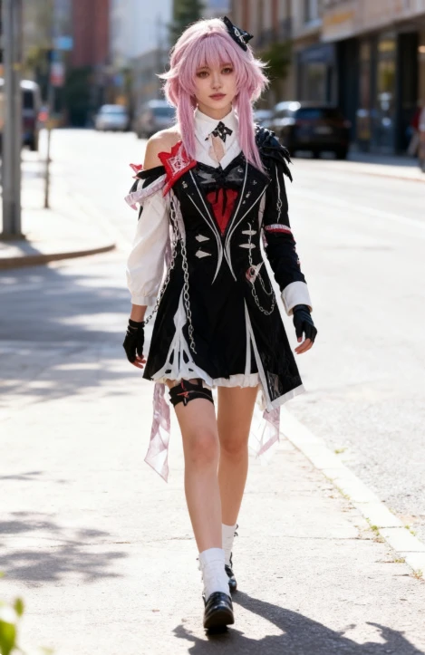 

Honkai:StarRai cosplay Long Night Moon genshin cosplay March 7th cosplay Stage Costume Play Costume Handsome Costume