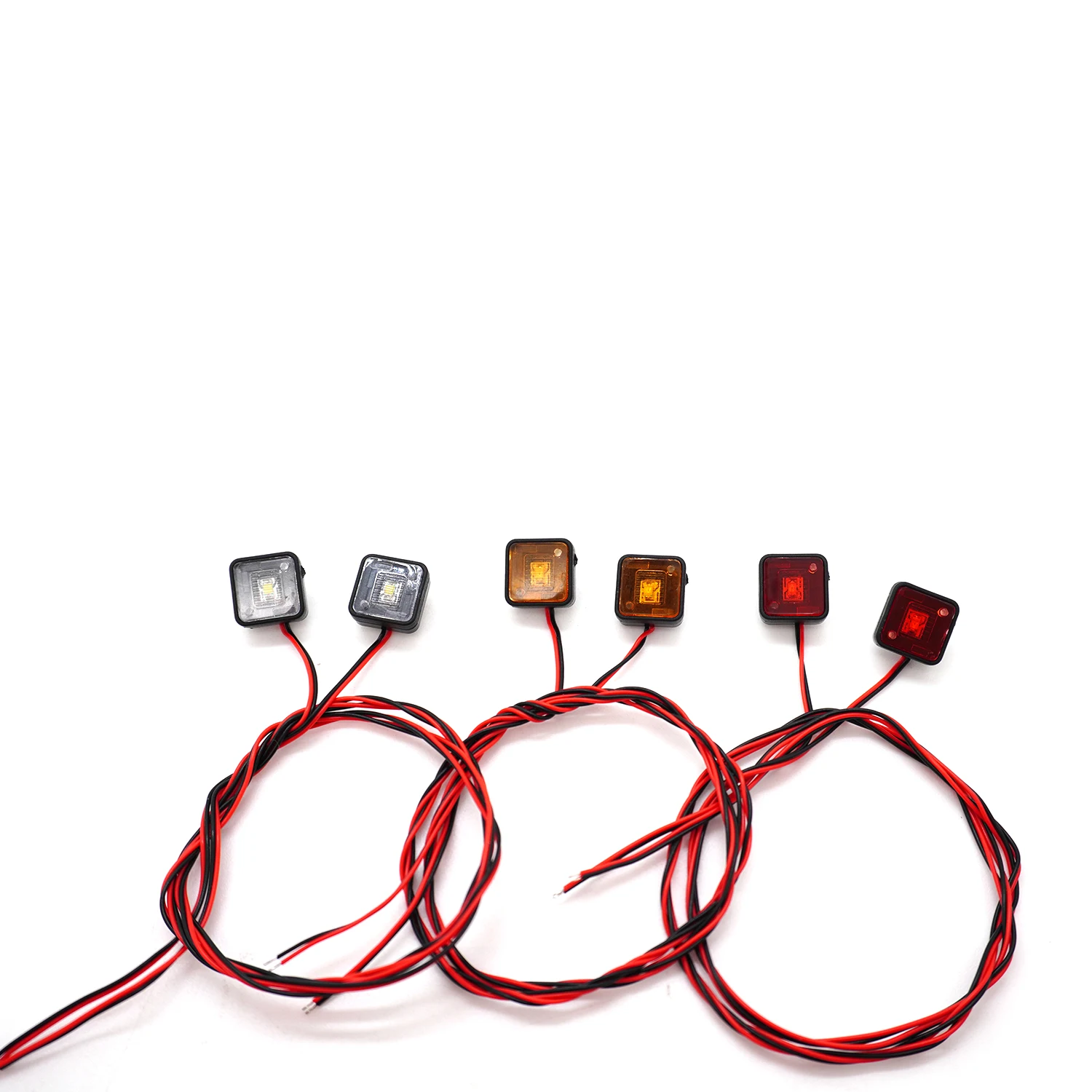 1/10 1/14 RC Car LED Warning Light Profile Light for Traxxas Trx4 D90 D110 Rc4wd Scx10 90046 TAMIYA 90053 Yikong Rgt Axial Parts image 2