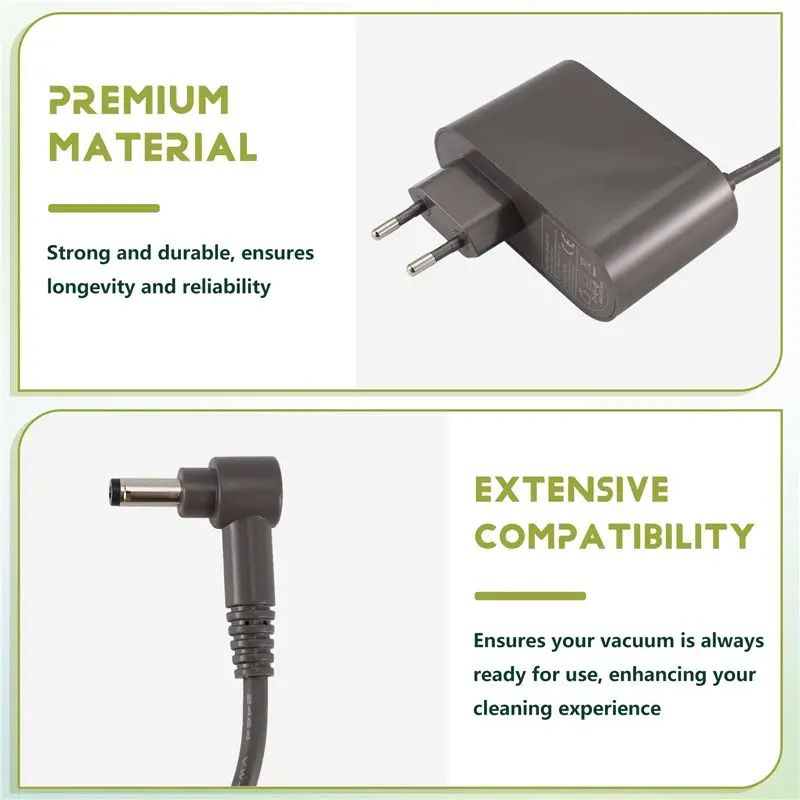 A11E-Replacement For Dyson V10 V11 V12 V15 SV12 Absolute Animal Cordless Vacuum Cleaner 30.45V 1.1A Eu Plug