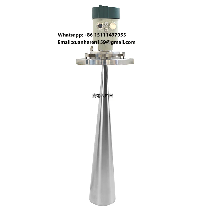 

FIMEET Radar Level Sensor 3mm Accuracy Stainless Steel Vaporproof Chemical Resistant Liquid Level Measurement for Tanks