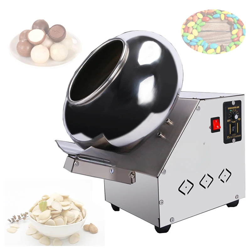 

Sugar Coating Machine Chocolate Pan Polishing Candy Snack Making For Nuts Peanuts