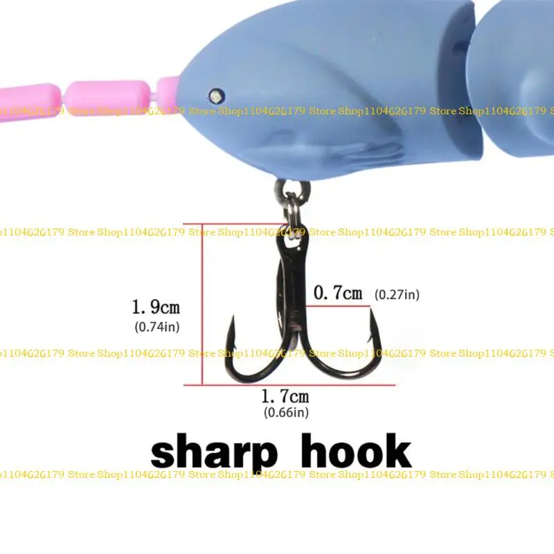 A1A2 1PC فأر الصيد السحب سويبايت Topwater Bionics Mouse Wake Crankbait