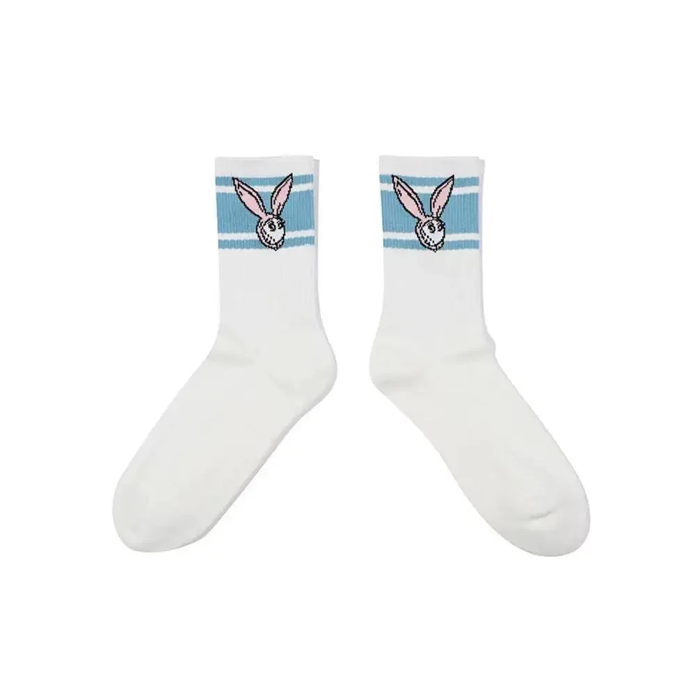 Golf socks with striped midsole, high-quality pure cotton socks for both men and women, fashionable and trendy socks