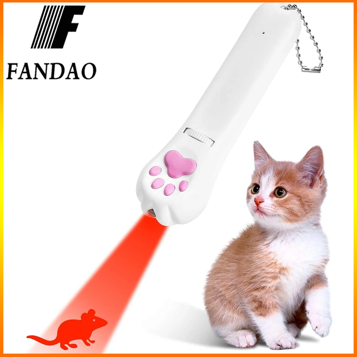 

USB charging Cat Toys Laser Pointer Interactive Cats Toys Dogs Laser Multi-Pattern Projection Blu-ray Irradiation for Indoor Fun