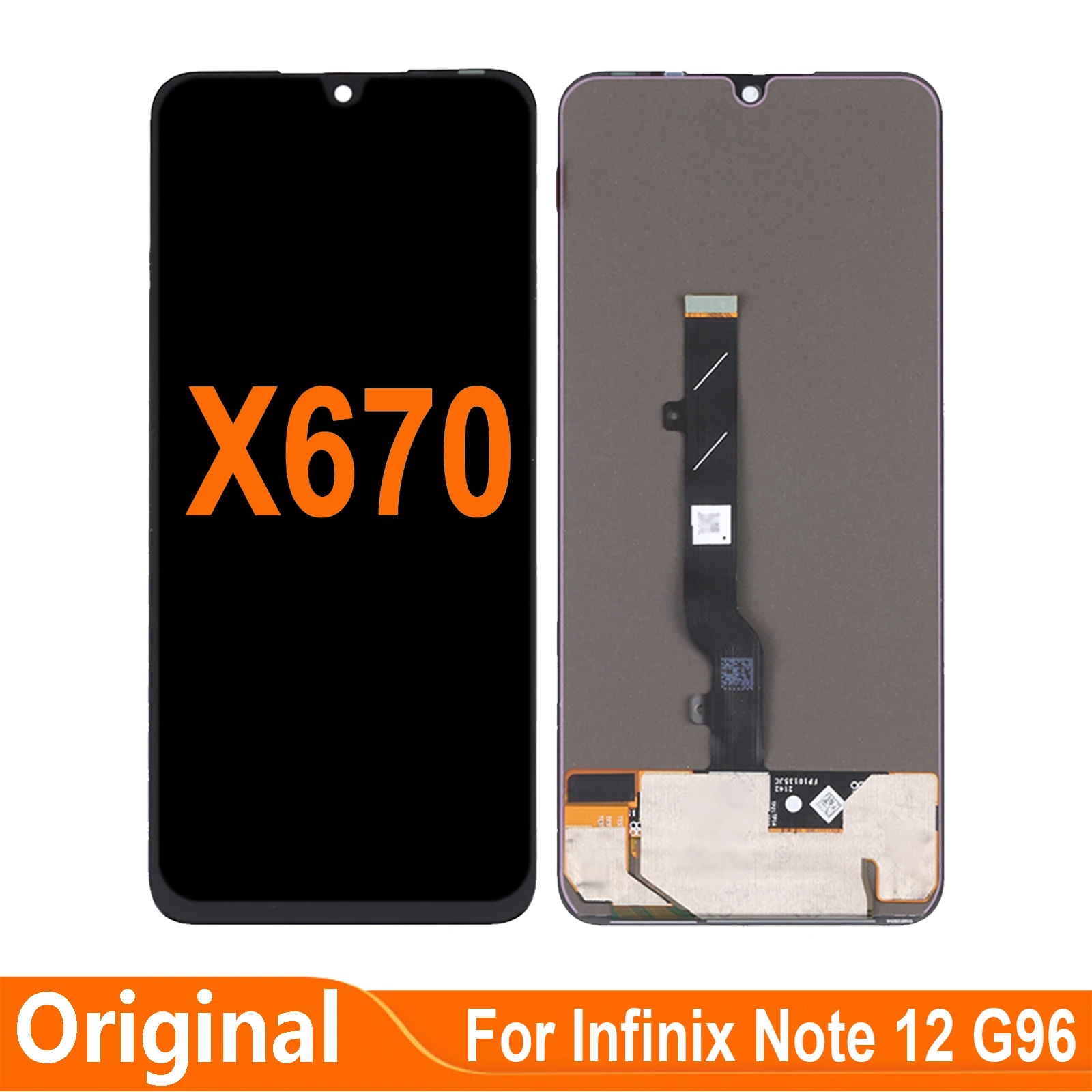 For Infinix Note 12 G96 X670 LCD Display Touch Screen Digitizer Assembly For Infinix Note 12 Turbo Display