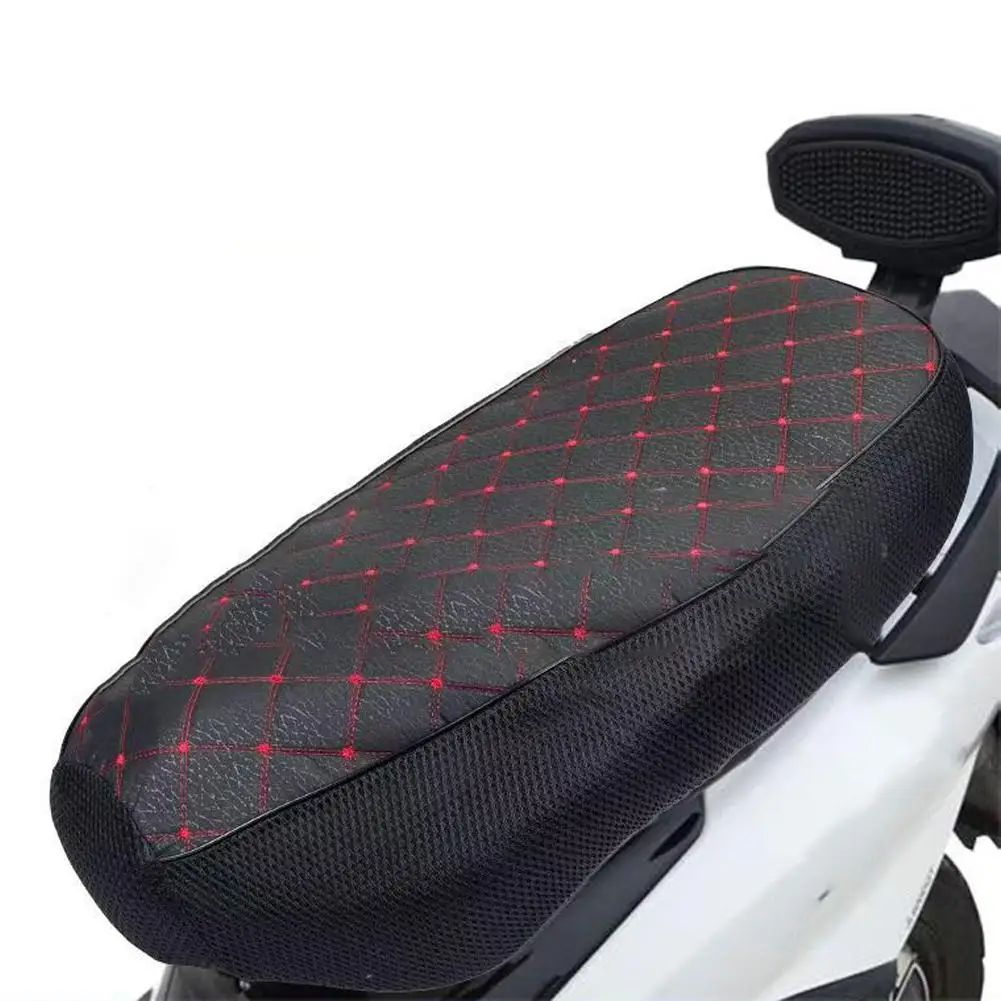 Electric Bike Seat Cover Motorcycle Accessories Winter Seat Covers Cushion Velvet Thickened Warm Seat Motorbike Seat J4G1
