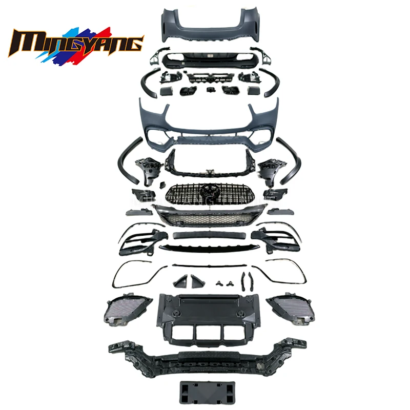

New Arrival GLE Car Bumper Front Lip Rear Diffuser Body Kit for BENZ W167 GLE63 Bodykit