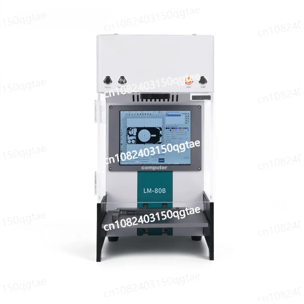 LM-80E 3 in 1 Intelligent Laser Marking Machine (Laser Marking / Built-in PC Fume Extractor) LM-80B Phone Repair Refurbish