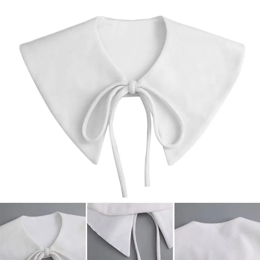 Fashion Cotton Classic Shirt Fake Collar Lapel Clothes Accessories Blouse False Collar