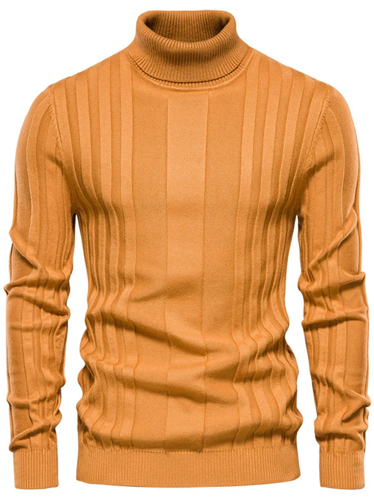 

Men's High Ne Knitted Sweater Casual Base Layer irt Comfortable Breathable Soft Knitwear for All Seasons And Ocns