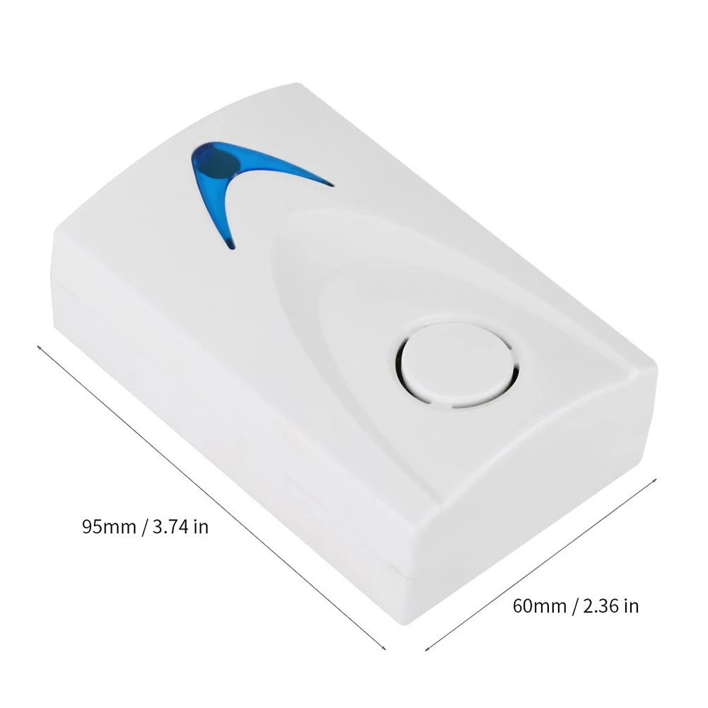 LED جرس الباب المنزلي اللاسلكي حجم قابل للتعديل فلاش جرس الباب بطارية التحكم عن بعد تعمل بالطاقة الأمن المحمولة 32 أغنية لحن #5