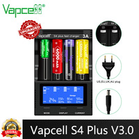 Original Vapcell S4 Plus V3.0 Upgrade Version Charger 4 Slot 12A Fast Battery Charger With NEW Storage Mode For AAA 18650 20700