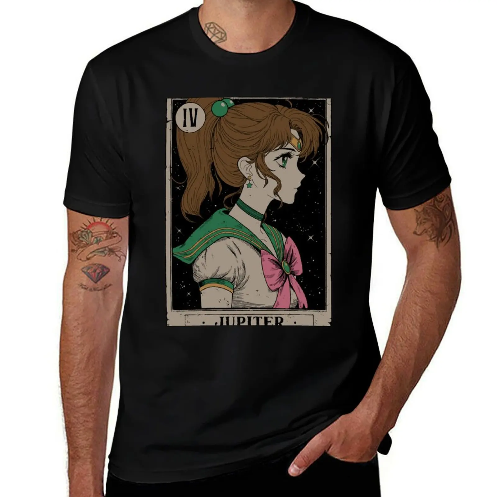 

Jupiter Tarot Card T-Shirt essential t shirt man t shirt cotton