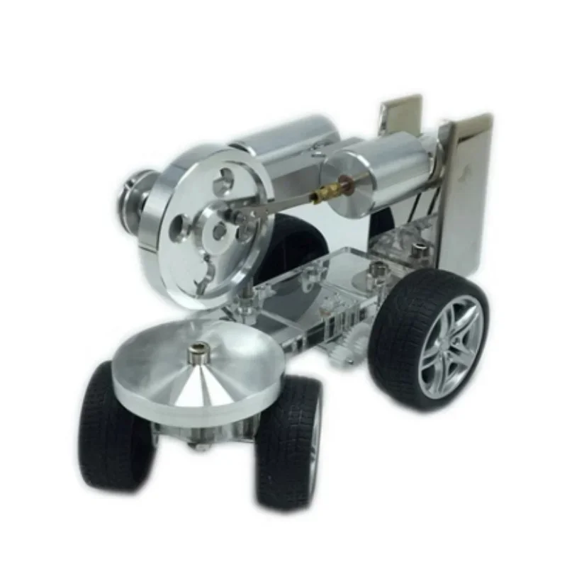 Custom Eencilinder Stirling Motor Model Tractor Auto Motor Wetenschap Fysiek Experiment Speelgoed Tieners Kinderen Geschenken