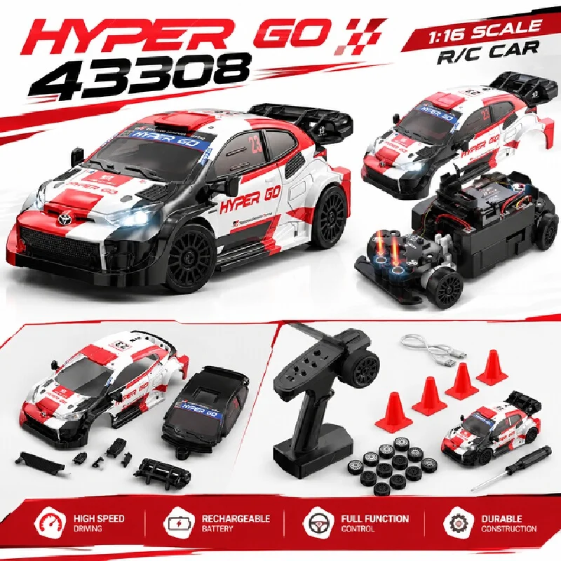 MJX Hyper Go 43308 remote control car electric 1/43 ratio off-road RTR remote control 4WD high-speed drift rally car model toy