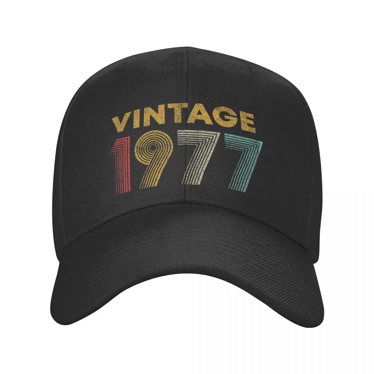 Czapka z daszkiem w stylu Vintage 1977 mężczyźni kobiety regulowane urodzone w 1977 45 urodziny prezenty tata kapelusz Streetwear Snapback kapelusze