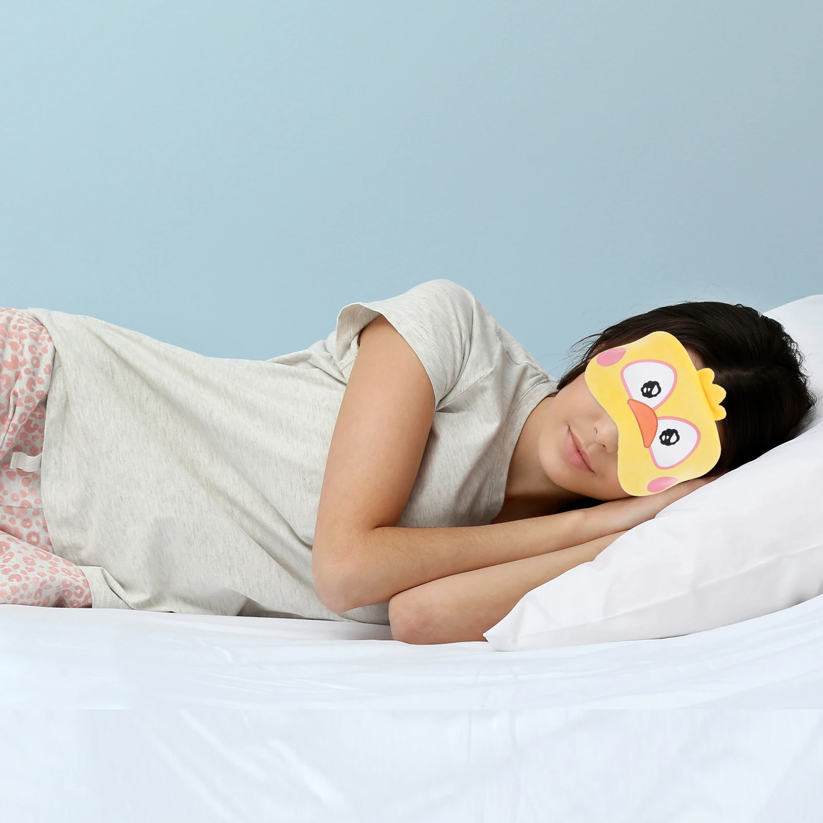 

Cartoon Eye Mask Portable Sleep Masks for Adults Travel Eye Patches Blocking Light Soft Fabric Comfortable Deluxe