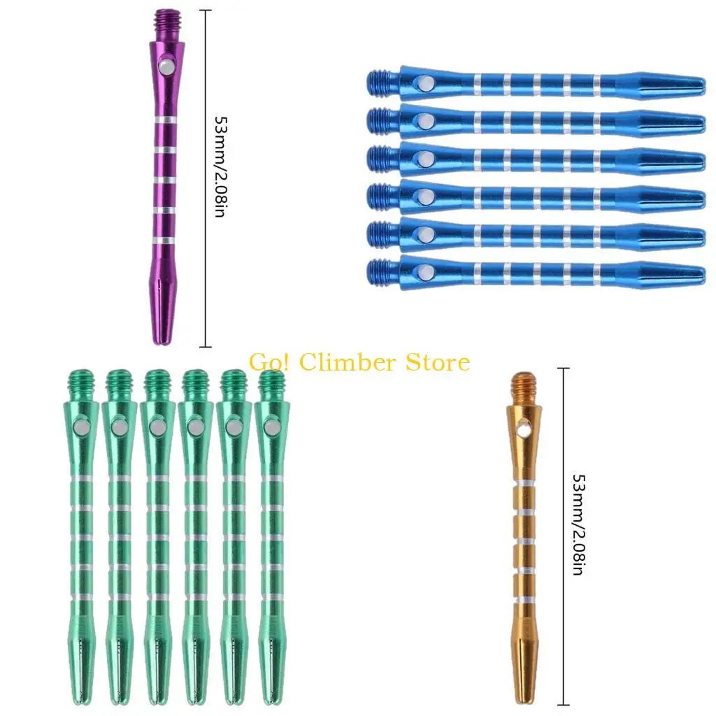 

Q84C 6Pcs Aluminum Alloys Shafts for Steel Tip and Soft Tip