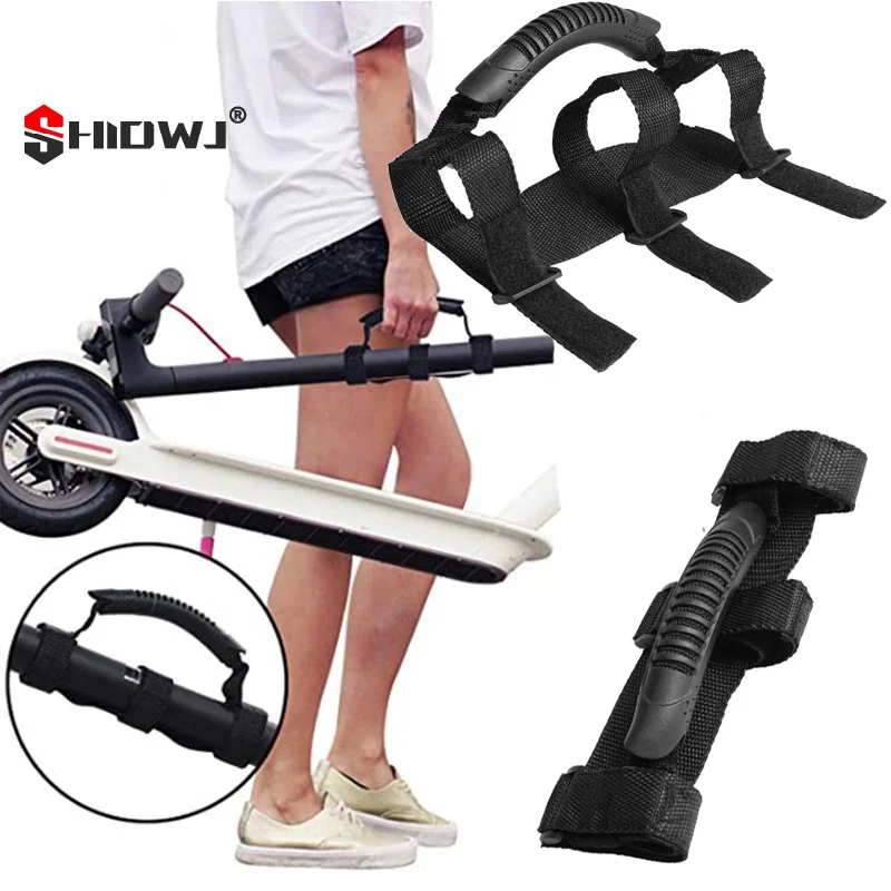 

Universal Black Portable Hand Carrying Handle Straps Handles Bandage For M365/MAX G30 Scooter Hand Carry Strap