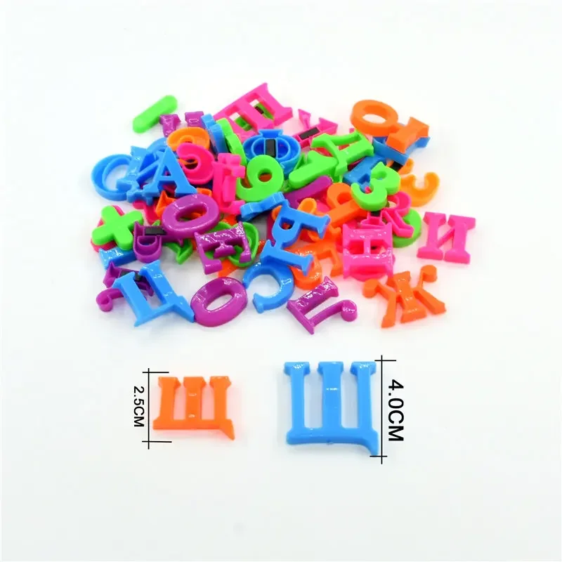 New Russian Alphabet Magnetic Letters Numbers Kids Educational & Learning Toys Gift  Fridge Magnet Refrigerator Message Board