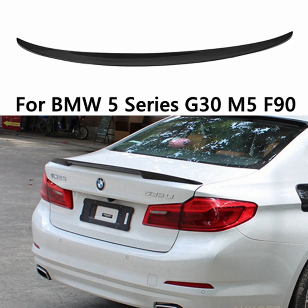 

For BMW 5 Series G30 G38&M5 F90 P Style Carbon fiber Rear Spoiler Trunk wing 2016-2023 FRP Forged carbon