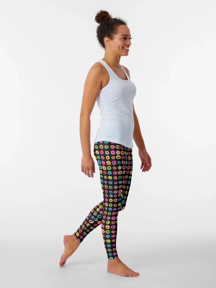 Candy Dots-Licorice Leggings Sportswear woman gym legging pants raises butt Womens Leggings